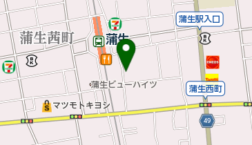 浅見駐輪場の地図画像
