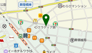 塚越パーキングセンターの地図画像