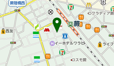 サイクルコインパーキング蕨駅西口の地図画像