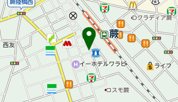 サイクルコインパーキング蕨中央の地図画像