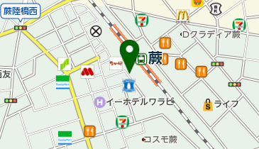 サイクルコインパーキングフレスポ蕨の地図画像