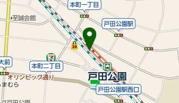 戸田公園ビーンズ・サミット駐輪場の地図画像