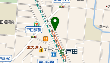 戸田駅ビーンズ・サミット駐輪場の地図画像