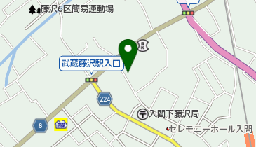 武蔵藤沢駅第2自転車駐車場の地図画像