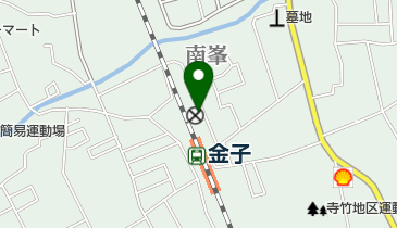 金子駅自転車駐車場の地図画像