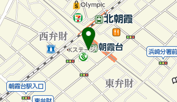 朝霞台駅南口地下自転車駐車場の地図画像