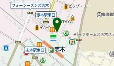 にしぶ第2駐輪場の地図画像