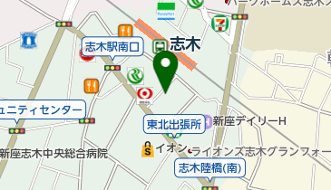 冨士塚自転車駐車場の地図画像