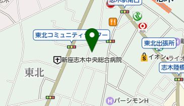 三軒屋公園前自転車駐車場の地図画像