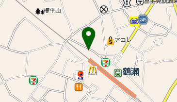 鶴瀬駅東口市立自転車駐車場の地図画像