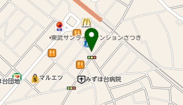 みずほ台駅西口市立自転車駐車場の地図画像