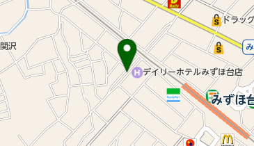 みずほ台駅西口臨時公営自転車置場の地図画像