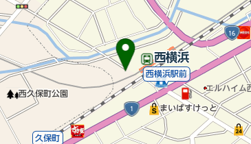 西横浜駅北口自転車駐車場の地図画像