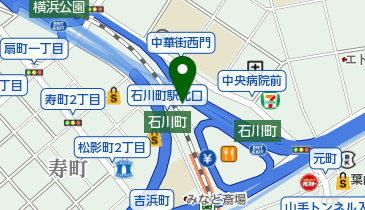 石川町駅北口第2自転車駐車場の地図画像