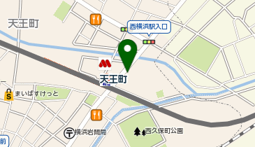 天王町駅自転車駐車場の地図画像