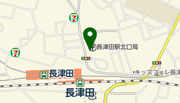 長津田駅北口第2自転車駐車場の地図画像