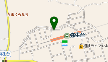 弥生台駅北口自転車駐車場の地図画像