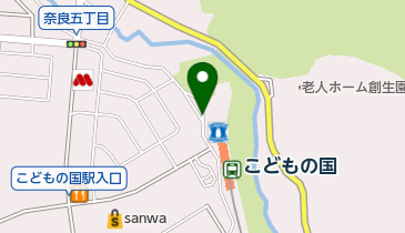 こどもの国駅自転車駐車場の地図画像