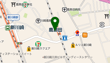 鹿島田駅周辺自転車等駐車場第3施設の地図画像
