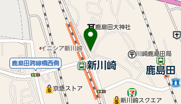 新川崎駅自転車等第3駐車場の地図画像