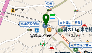 武蔵溝ノ口駅南口自転車等第3駐車場の地図画像