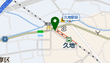 久地駅自転車第1駐車場の地図画像