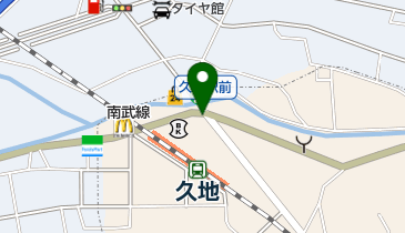 久地駅自転車第3駐車場の地図画像