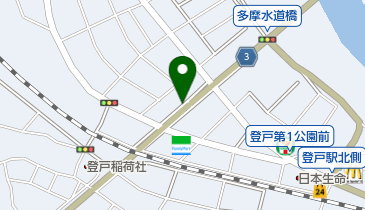登戸陸橋高架下自転車等駐車場の地図画像