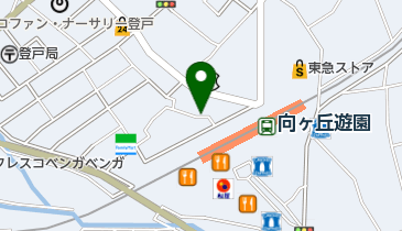 向ヶ丘遊園駅北口自転車第3駐車場の地図画像