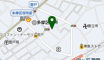 向ヶ丘遊園駅北口自転車第4駐車場の地図画像