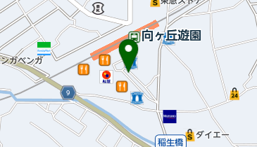 向ヶ丘遊園駅南口自転車等第1駐車場の地図画像