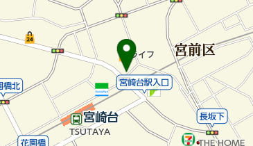 宮崎台駅自転車等第4駐車場の地図画像