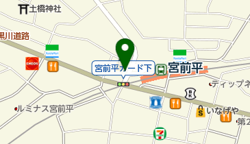 宮前平駅自転車等第2駐車場の地図画像