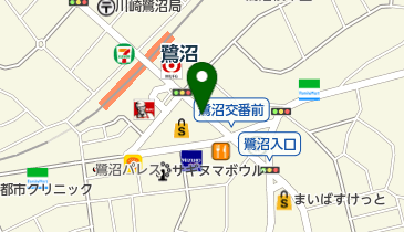 鷺沼駅自転車等第4駐車場の地図画像