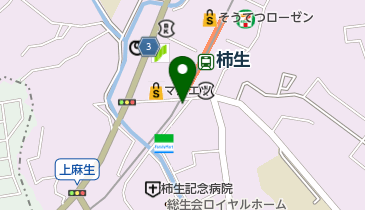 柿生駅自転車等駐車場の地図画像