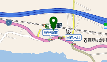 藤野駅周辺第1駐車場の地図画像