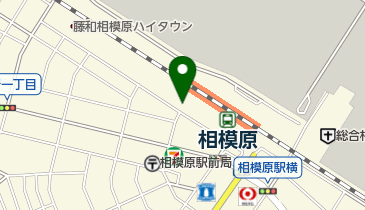 相模原駅南口自転車駐車場の地図画像