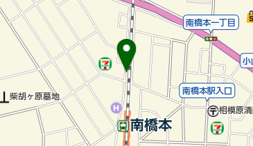 南橋本駅西口第2無料自転車駐車場の地図画像