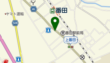 番田駅東側無料自転車駐車場の地図画像