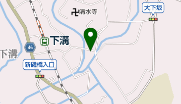 下溝駅無料自転車駐車場の地図画像