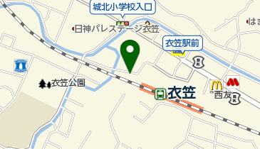 衣笠駅第1自転車等駐車場の地図画像