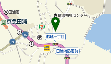 京急田浦駅自転車等駐車場の地図画像