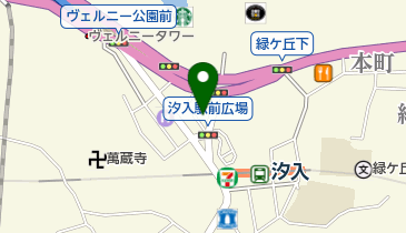 汐入駅第1自転車等駐車場の地図画像