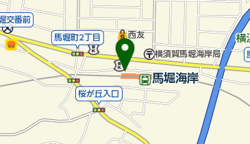 馬堀海岸駅自転車等駐車場の地図画像