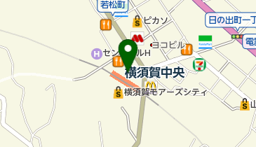 横須賀中央駅第1自転車等駐車場の地図画像