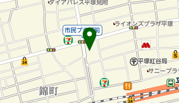 紅谷町自転車駐車場の地図画像