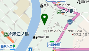 片瀬江ノ島駅第3自転車等駐車場の地図画像