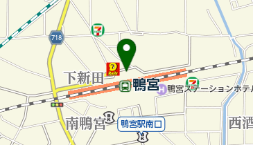 鴨宮駅北口第2自転車駐車場の地図画像