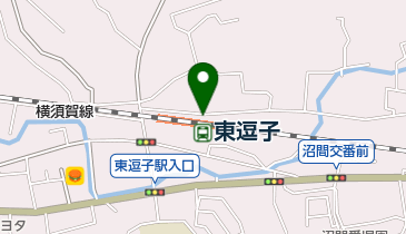 東逗子駅裏第二駐輪場の地図画像