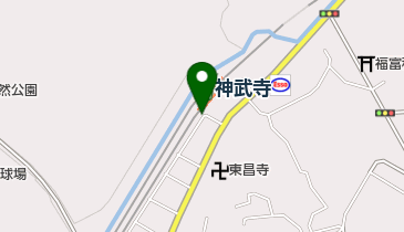 神武寺駅南駐輪場の地図画像